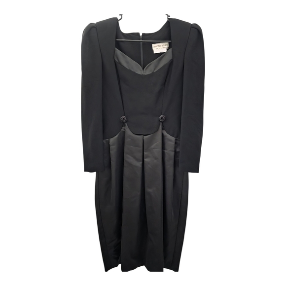 Morton Myles Dresses & Skirts - Morton Myles for The Warrens Elegant Black Vintage Dress Size 8